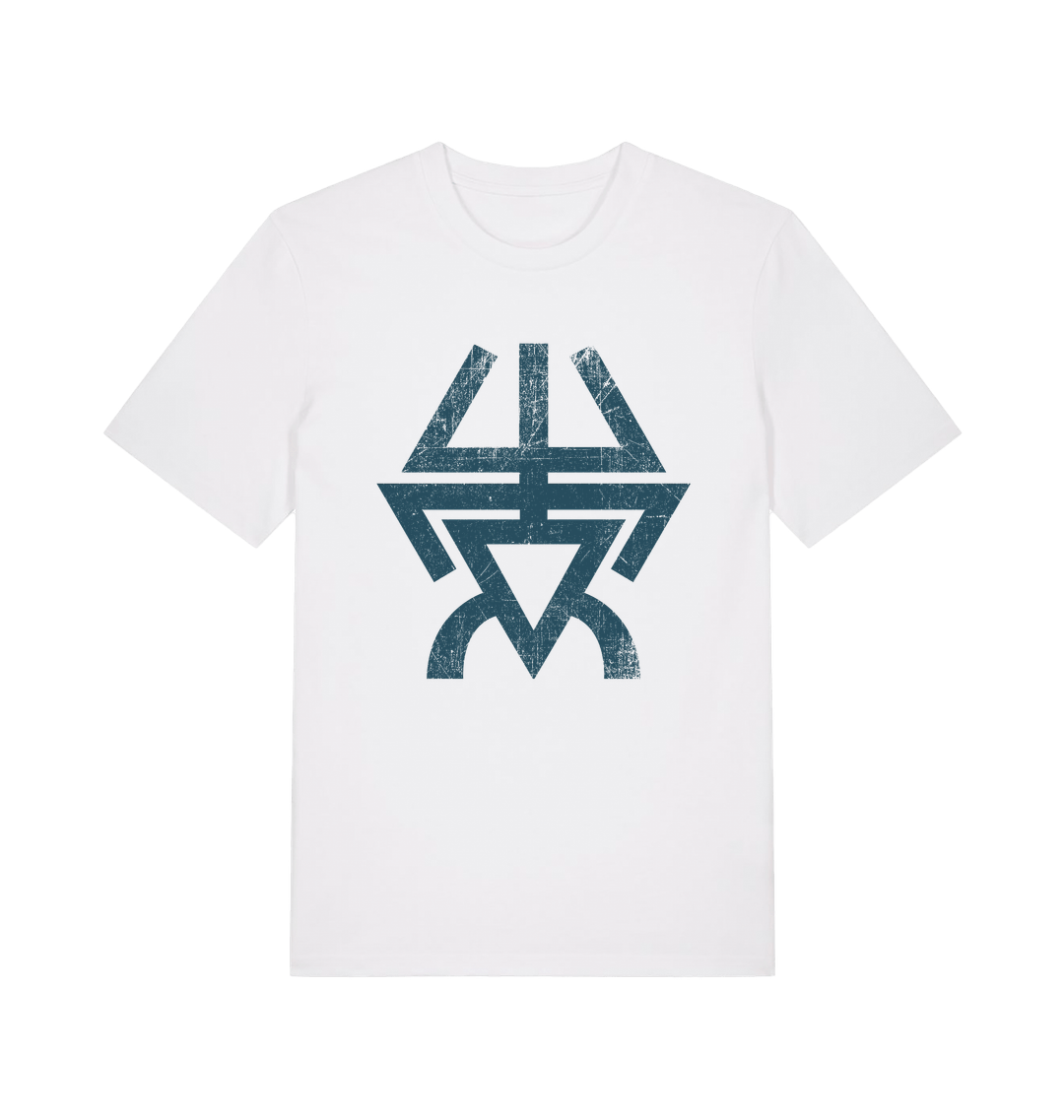 White Printed T-shirt Front